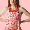 Watermelon Sophie Sarongs Beach cover-up dress