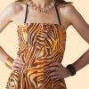Metallic Tiger Sophie Sarongs Beach cover-up