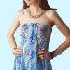 Blue Leopard Sophie Sarongs Swimwear and Bathing suit cover up